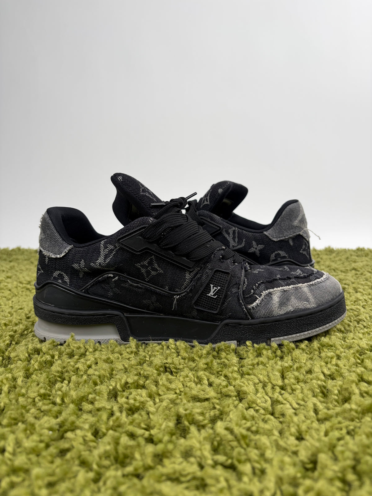 Louis Vuitton Trainer In Denim Nera 6