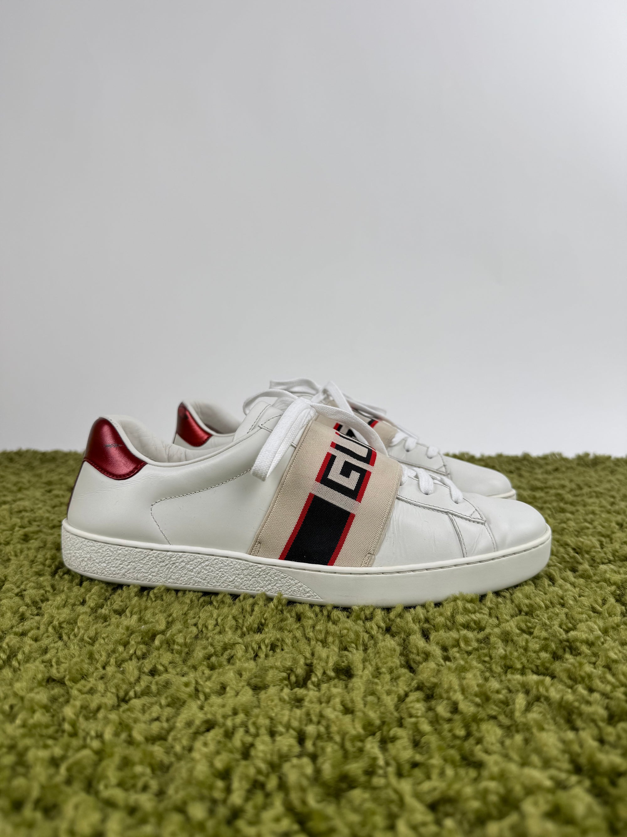 Gucci Ace con strappo Bianche 7