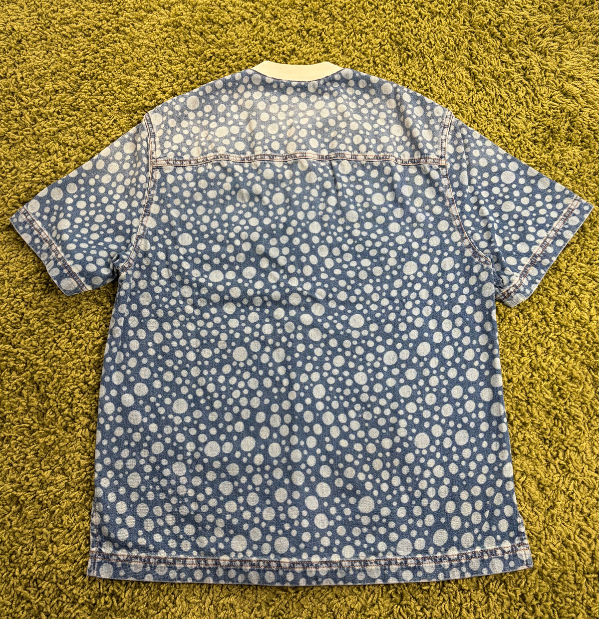 Camicia Louis Vuitton X Yayoi Kusama in Denim S