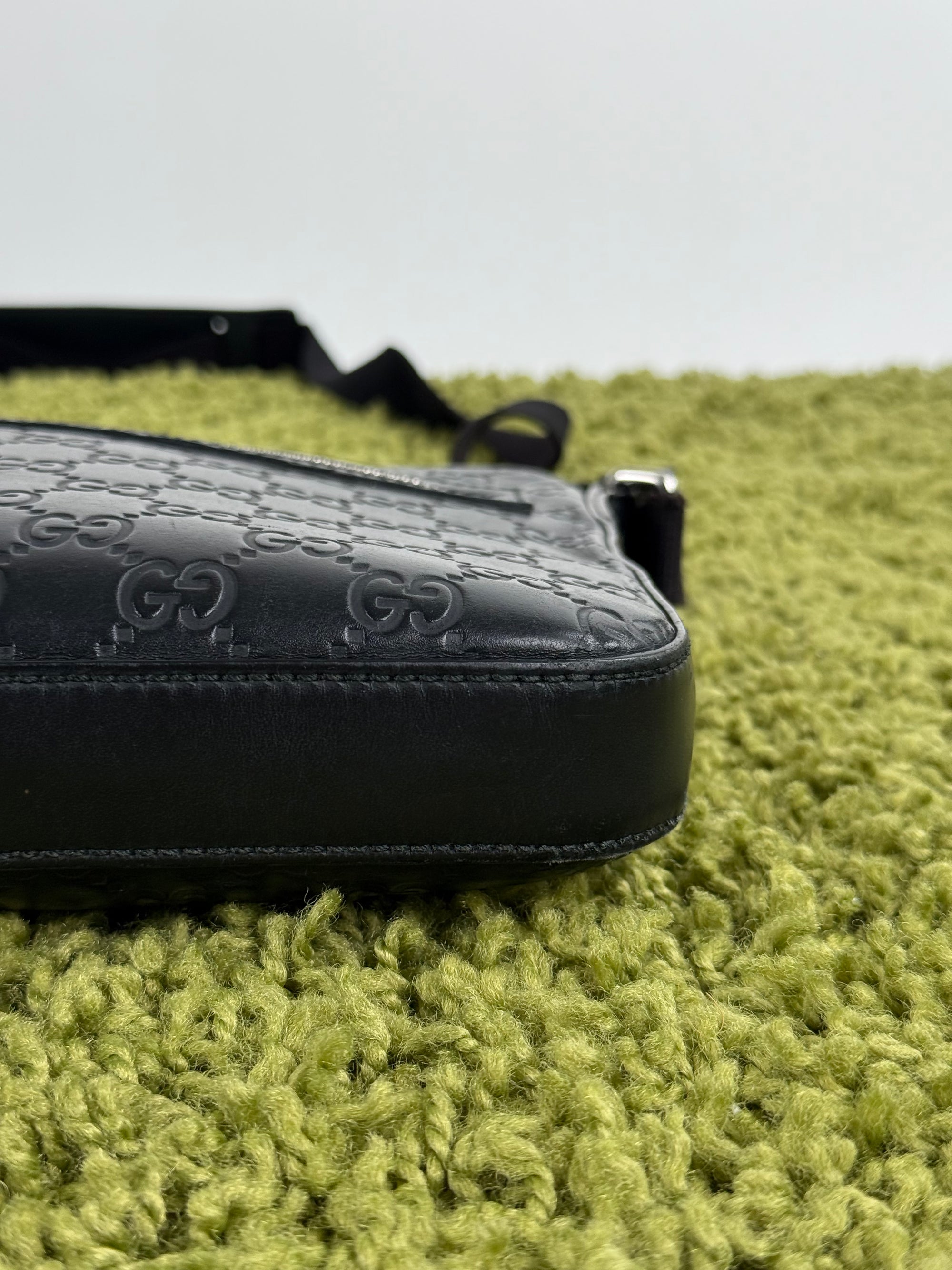 Borsello Gucci in Pelle Nera