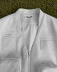 Gilet Louis Vuitton X Virgil Abloh in pelle Monogram Bianco 54