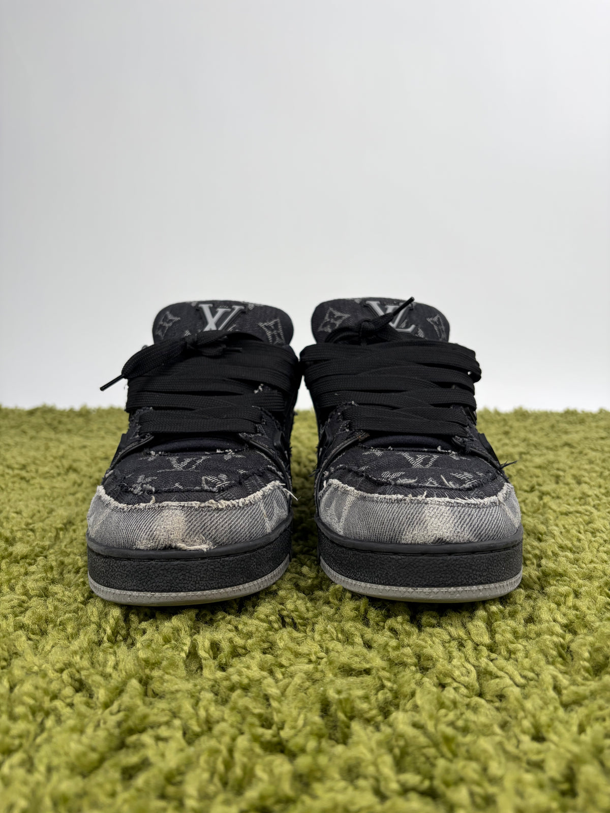 Louis Vuitton Trainer In Denim Nera 6