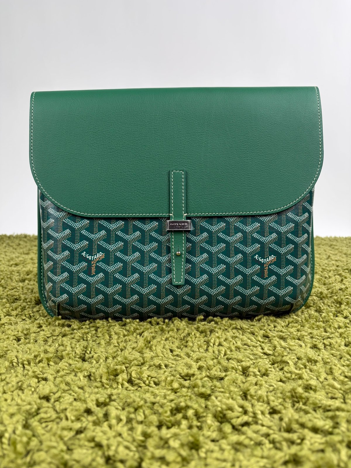 Borsa a tracolla Coursier Goyard Verde - Second Hand Di Fiore