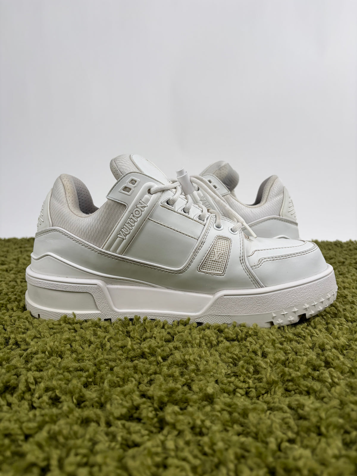 Louis Vuitton Trainer Maxi Bianco 8.5