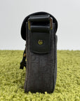 Borsa a tracolla piccola saddle Christian Dior Nero