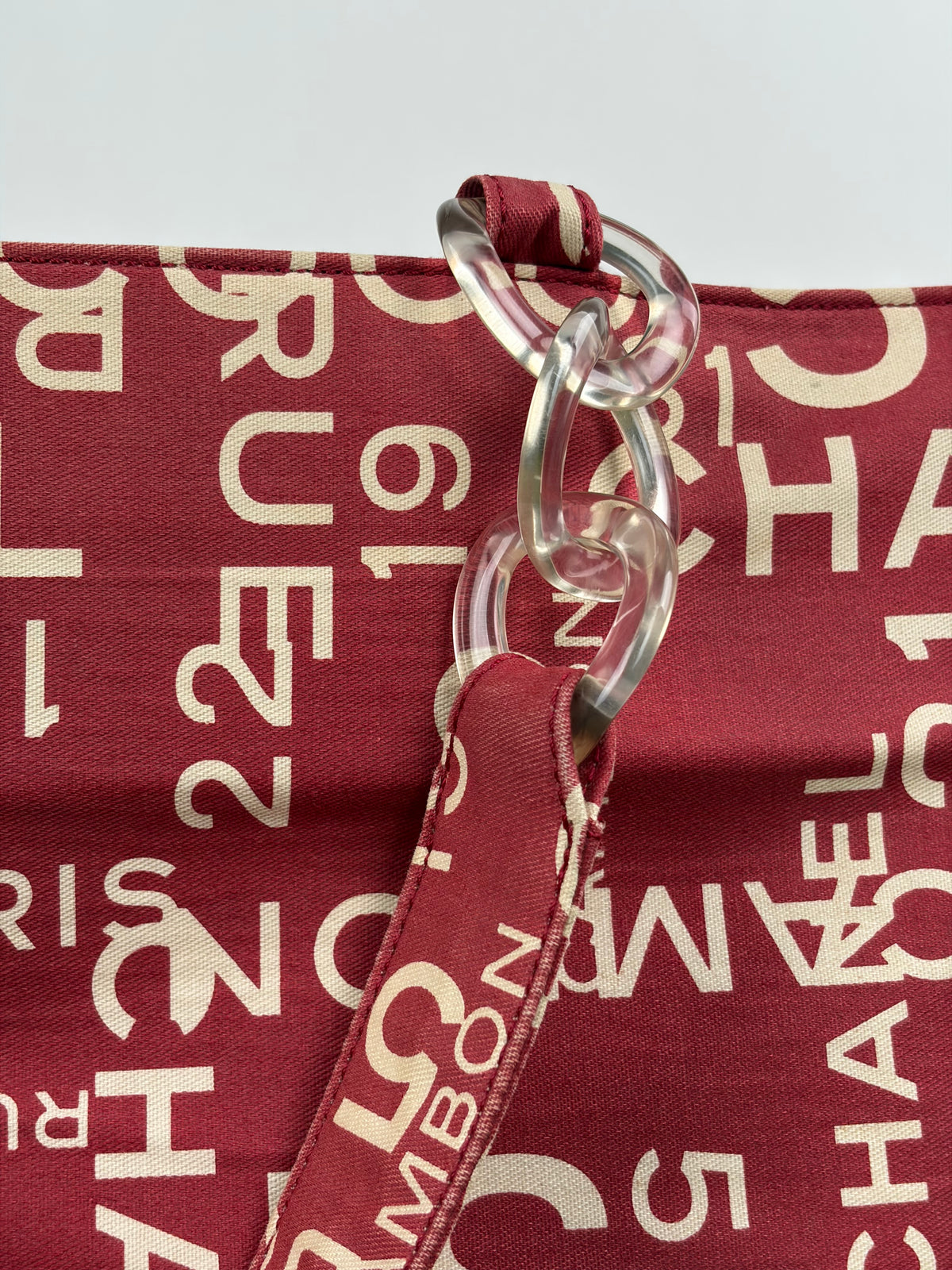 Borsa tote vintage Chanel 31 Rue cambon Rosso