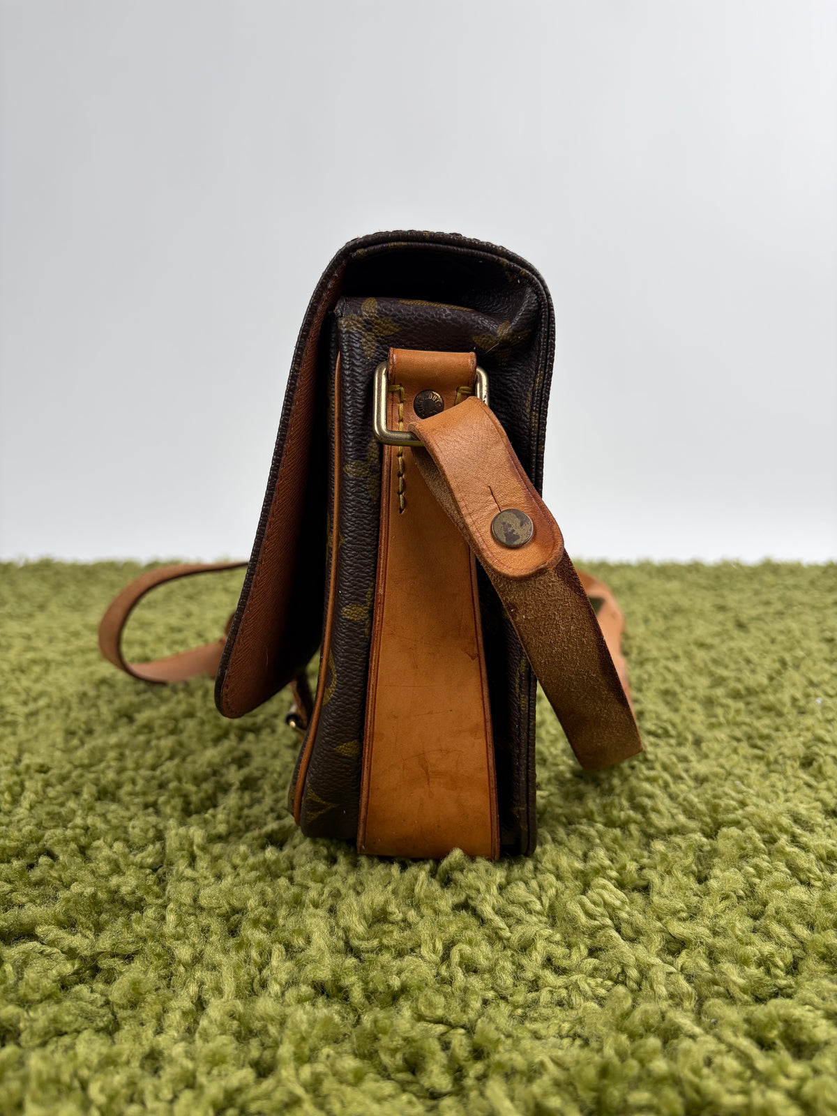 Borsa a tracolla Louis Vuitton Cartouchière Marrone