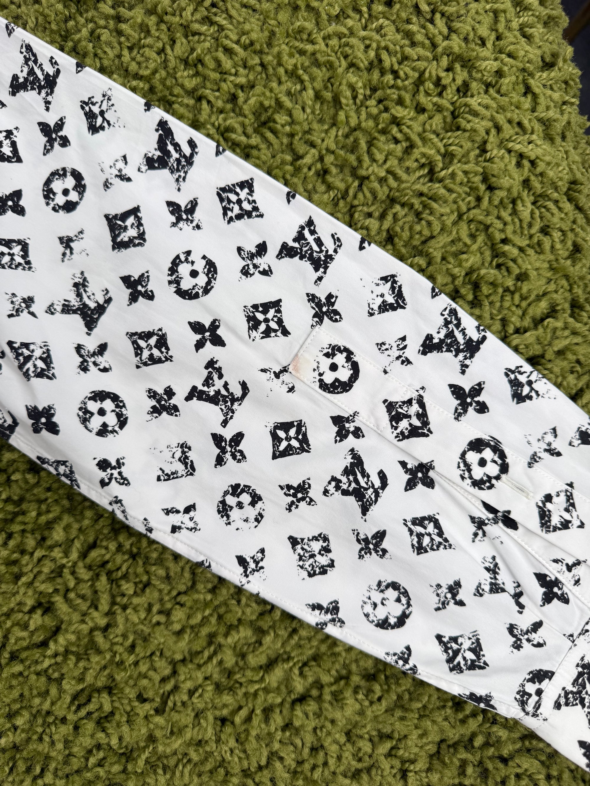 Camicia Louis Vuitton Bianco Nero 38