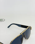 Occhiali Dior blu e oro