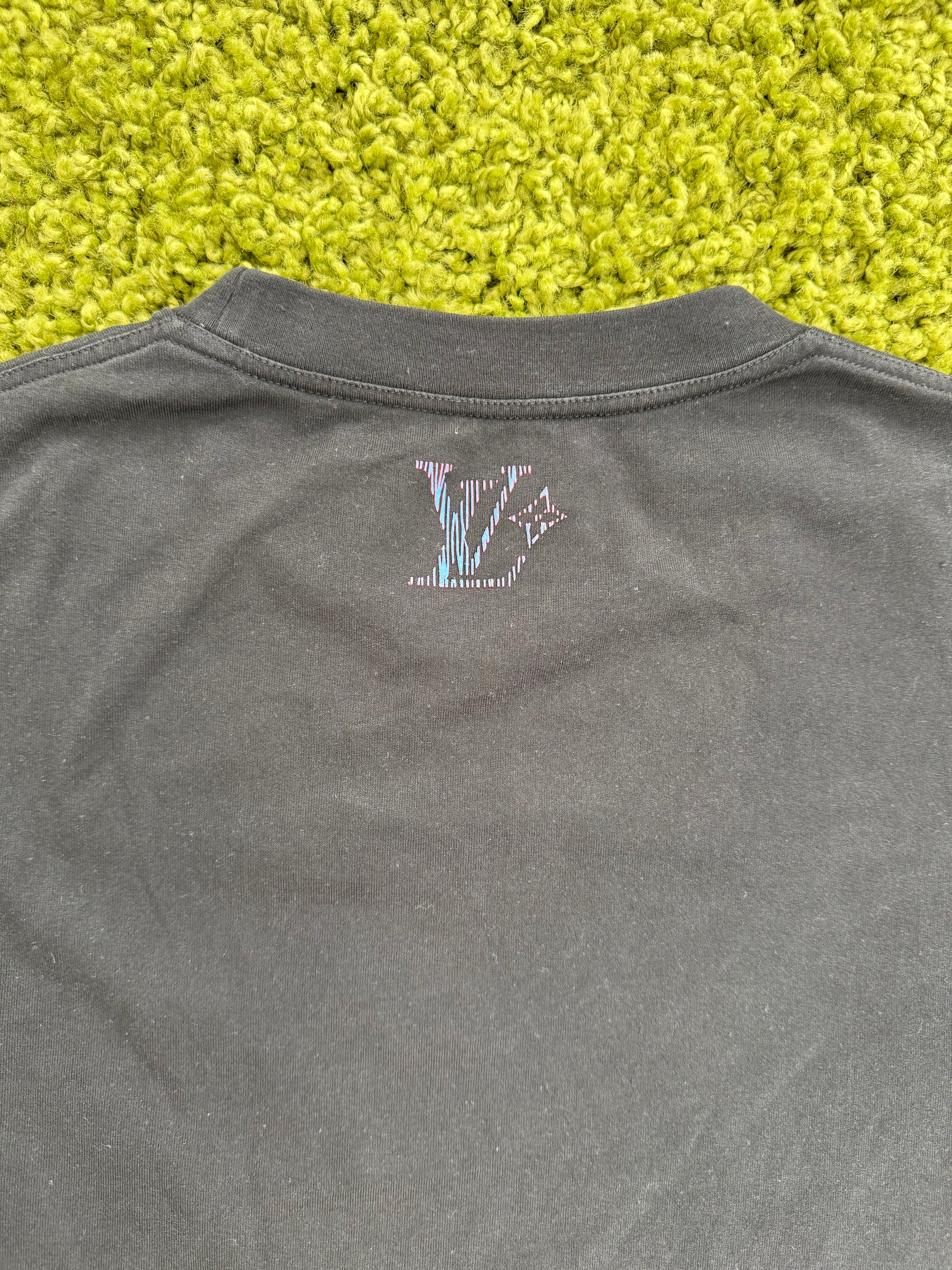 T-Shirt Louis Vuitton Lovers Nera L