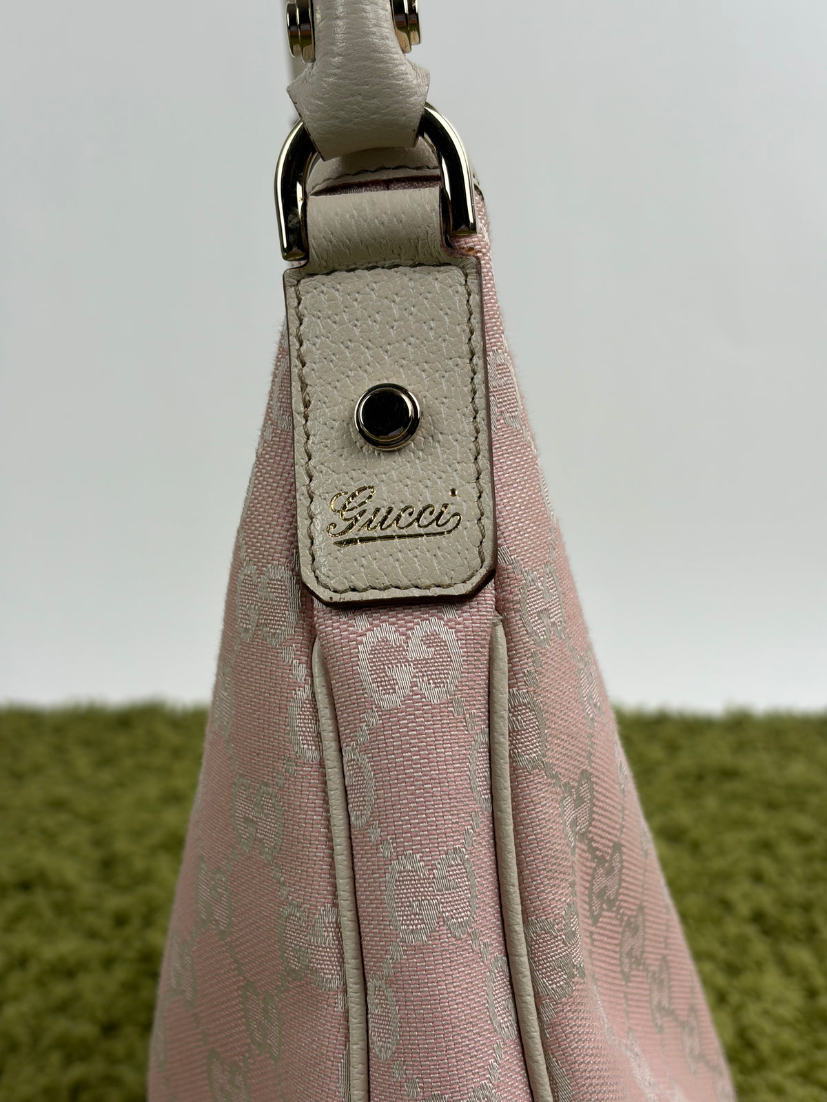 Borsa Gucci Abbey D-Ring Hobo Rosa