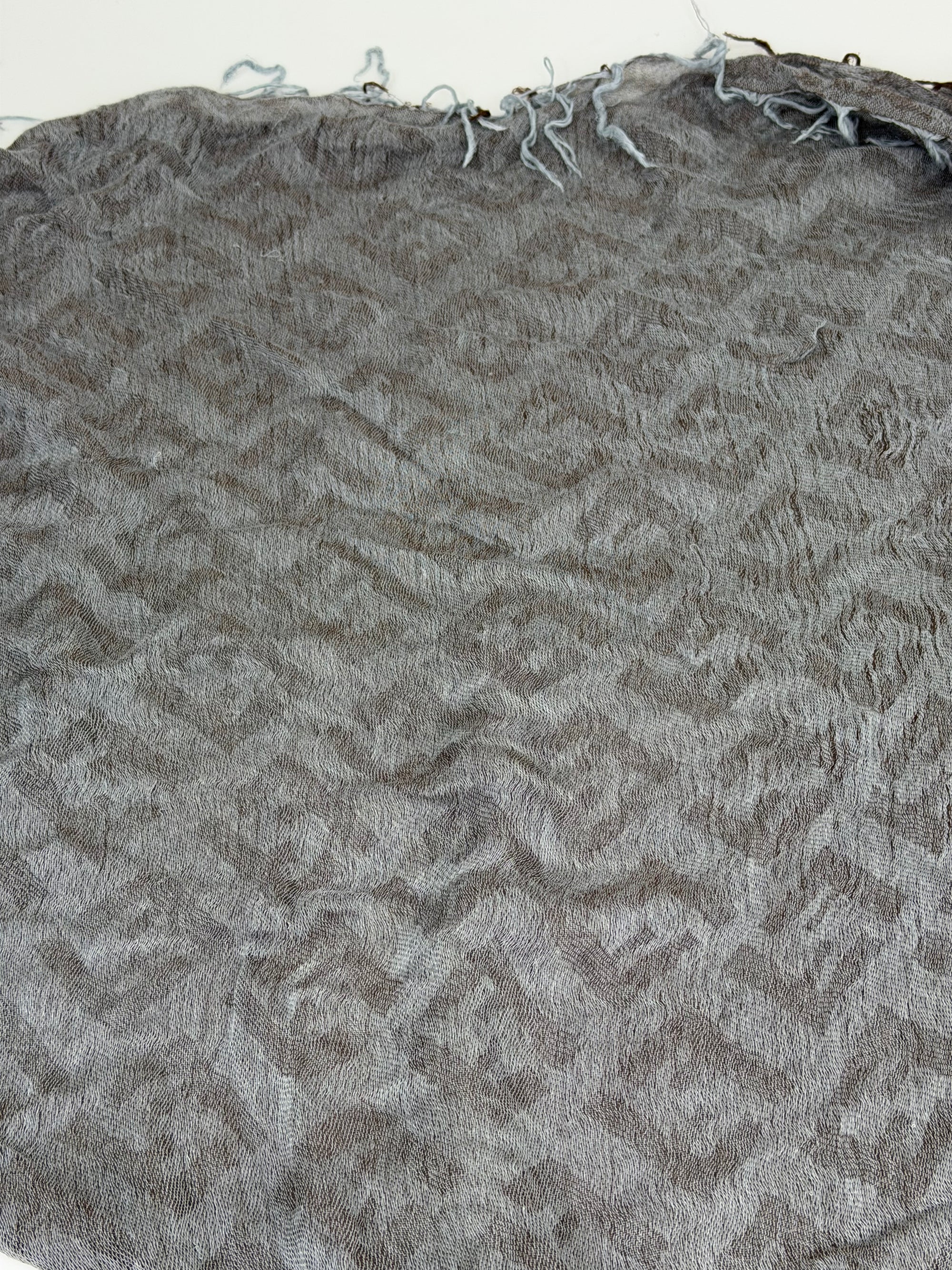 Foulard fendi grigio e marrone