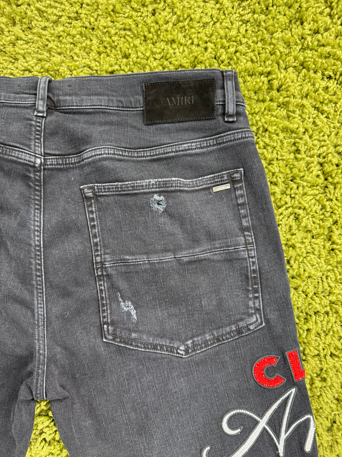Jeans Amiri Hollywood Club Nero 38