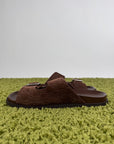 Ciabatta Gucci in Camoscio Marrone 8
