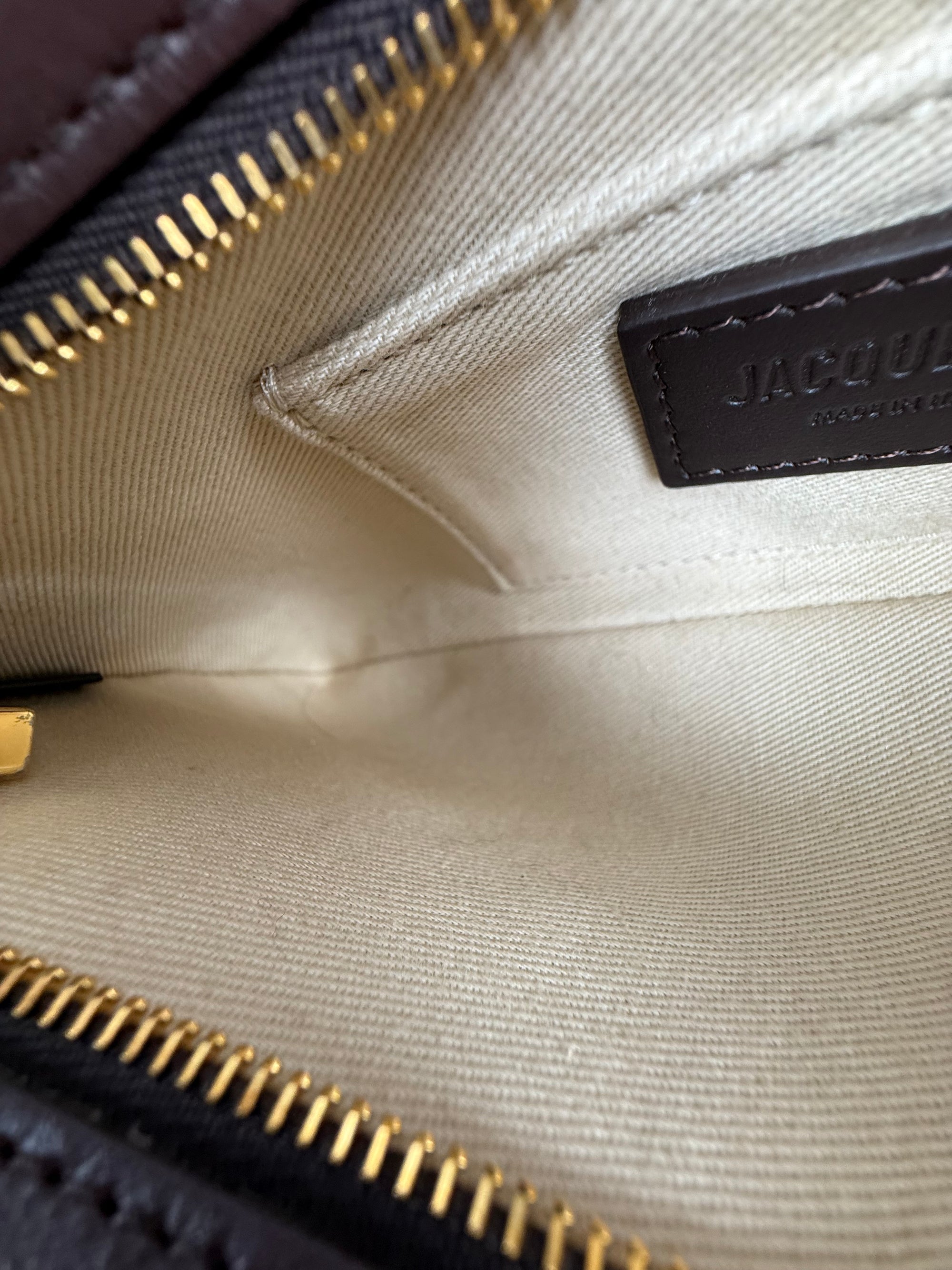 Borsa La Bisou Perle Jacquemus Marrone