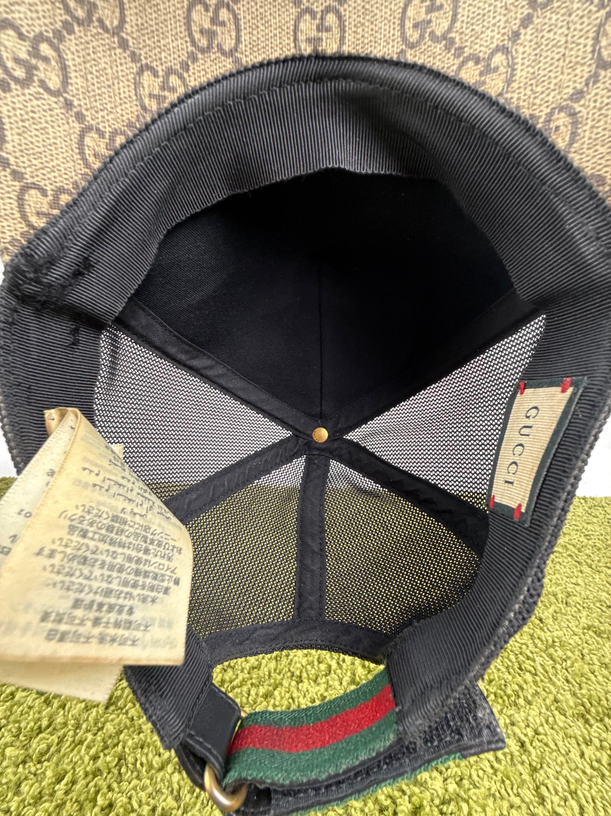 Cappello Gucci Monogram Ape Beige