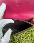 Portafoglio Emily Bloom Flower Louis Vuitton Marrone