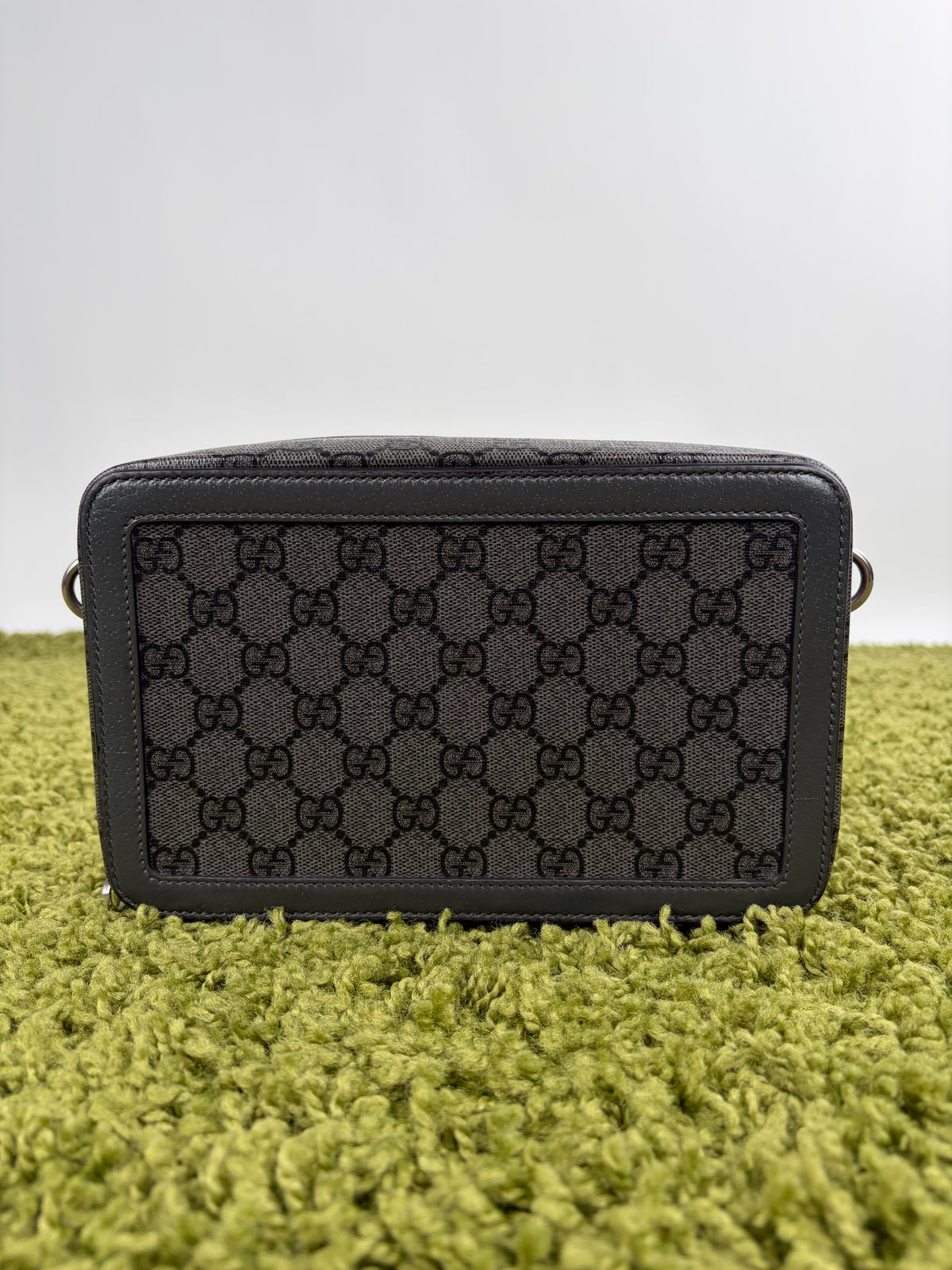 Borsa Gucci Ophidia in Tela GG Verde con tracolla rimovibile