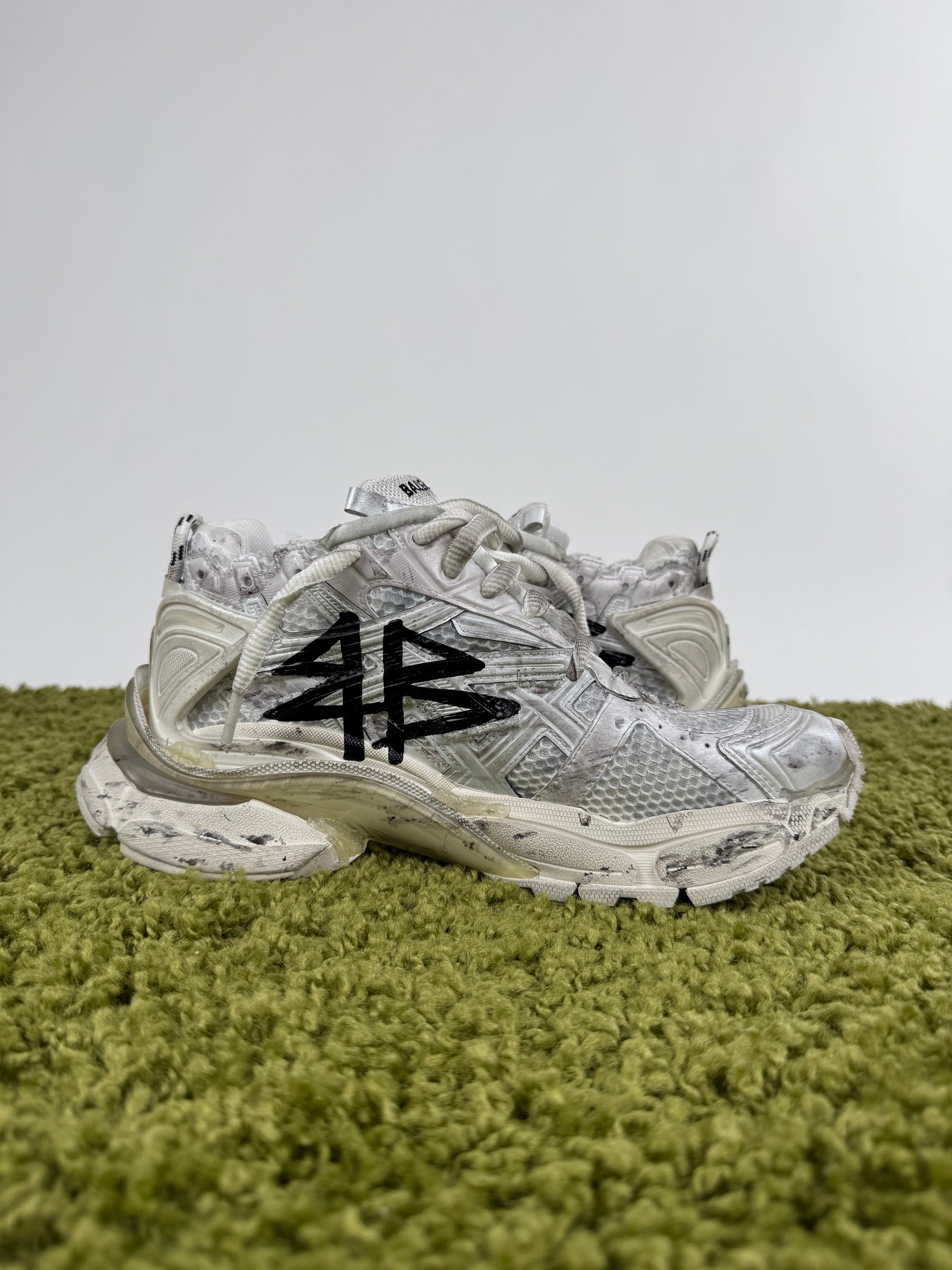 Balenciaga Runner Graffiti Grigie 41