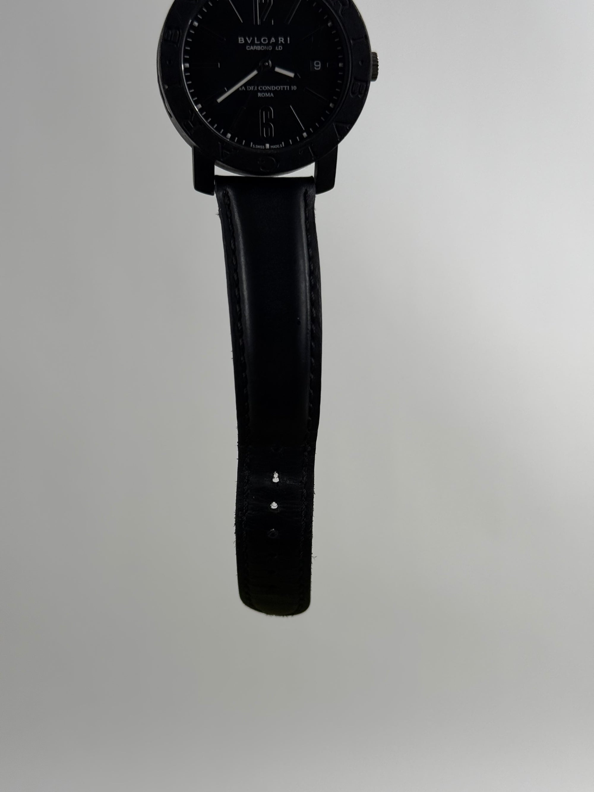 Orologio Bulgari Bulgari Carbongold BB40CL Nero
