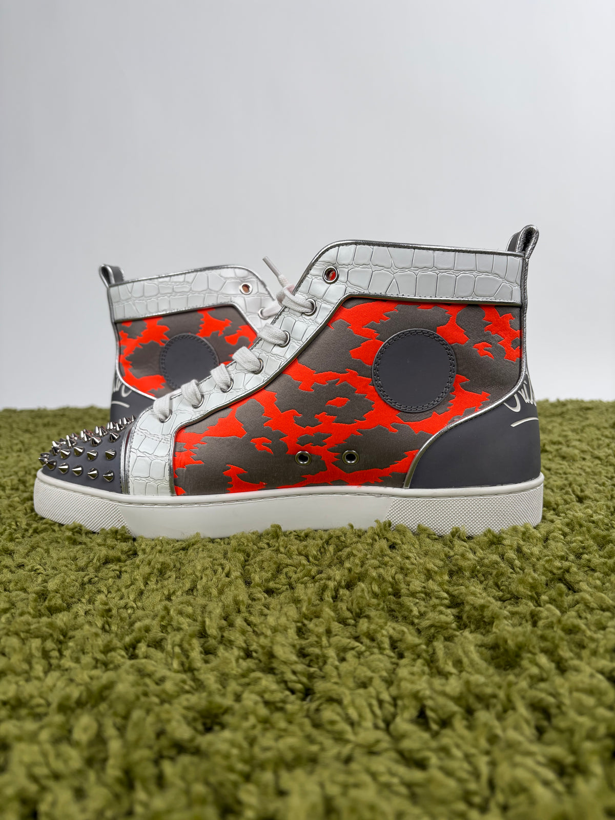 Christian Louboutin Spikes High Bianca Multicolor 44.5