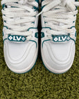 Louis Vuitton Trainer Maxi Bianca Verde 7.5