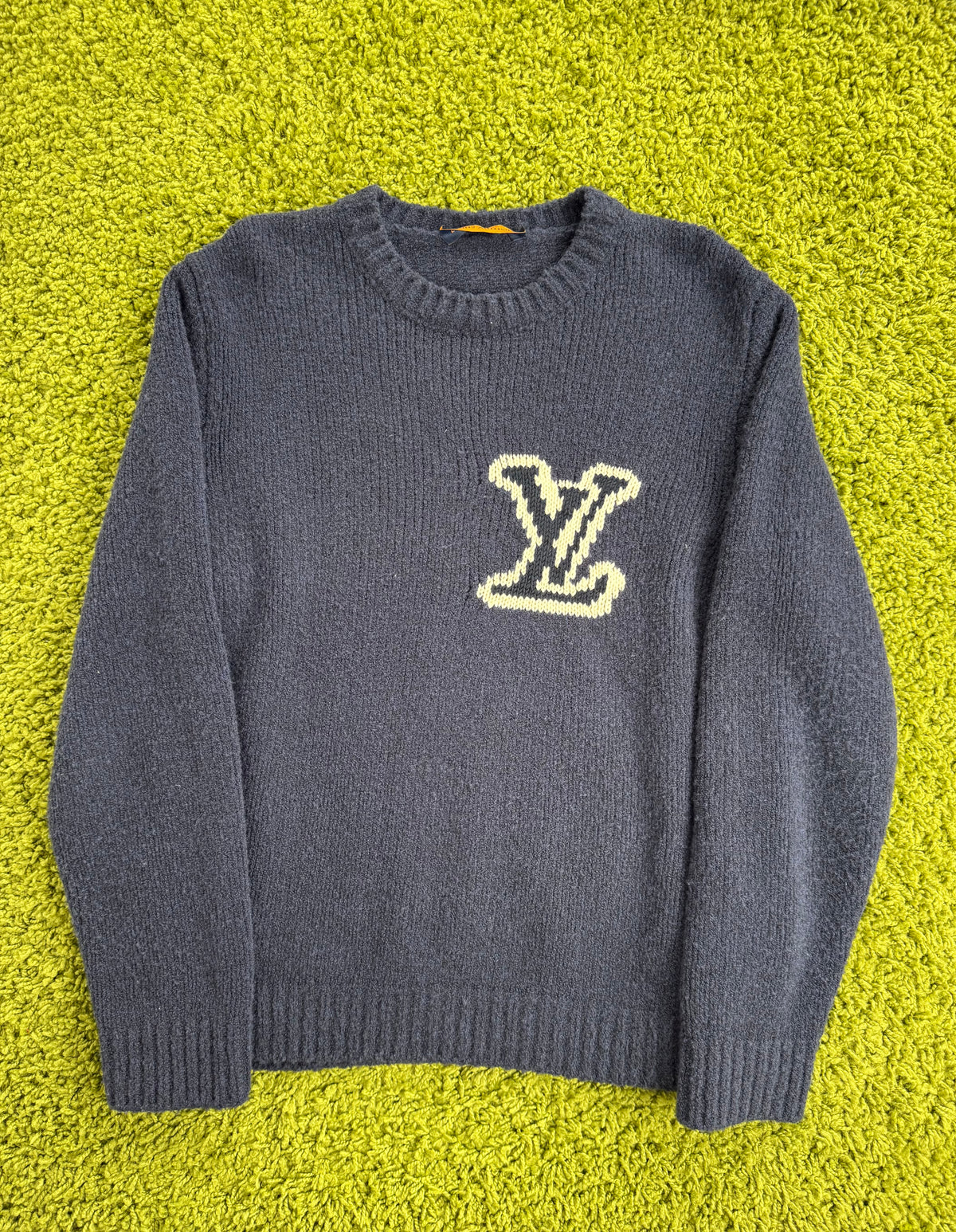 Maglione Louis Vuitton Blu Navy XXL
