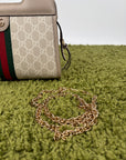 Borsa Gucci Ophidia Cut Out Handle Tote Beige