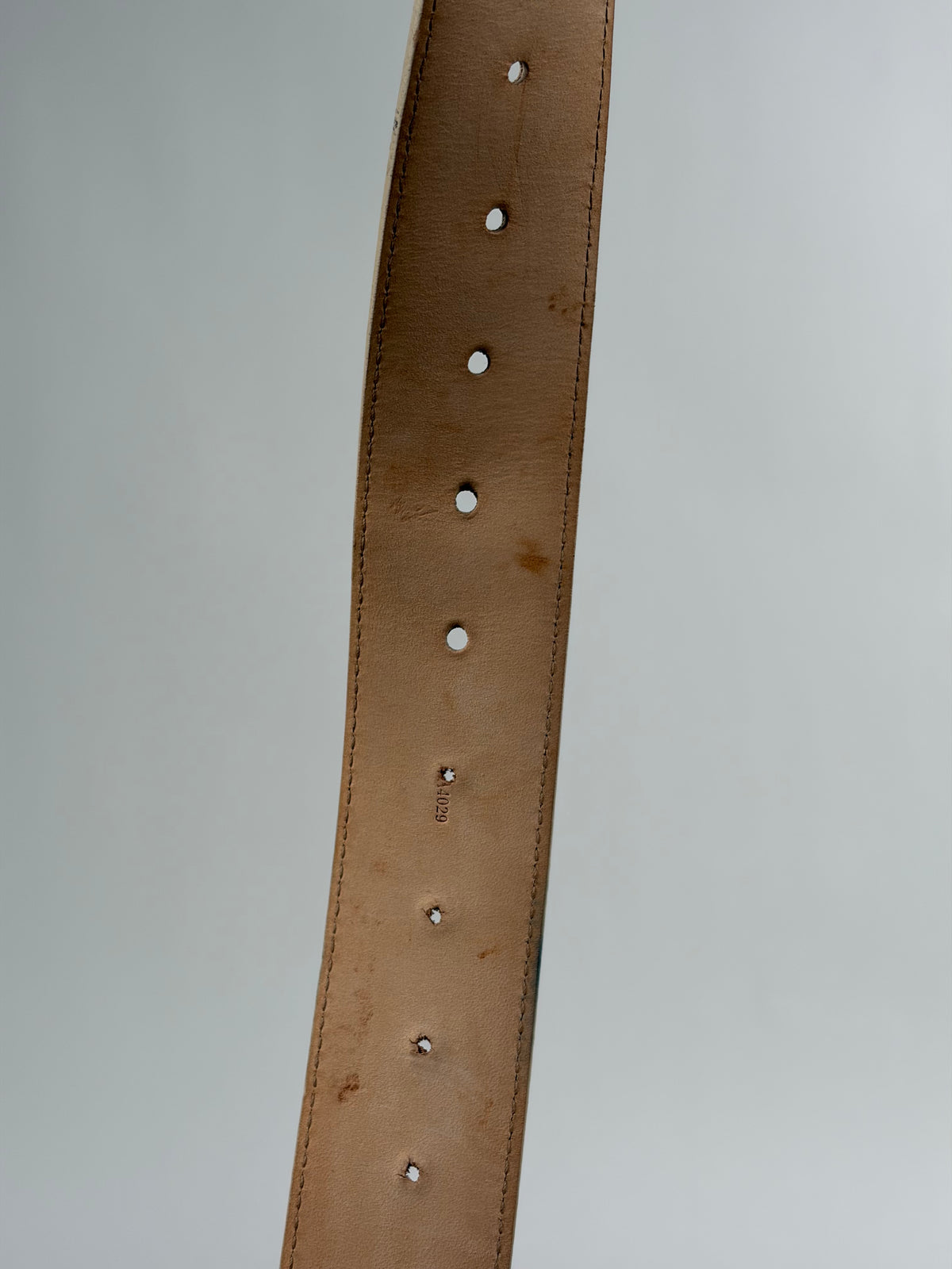 Cintura Louis Vuitton Bianca 95 38 115cm