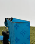 Mini Borsa a tracolla Louis Vuitton Gaston Azzurra