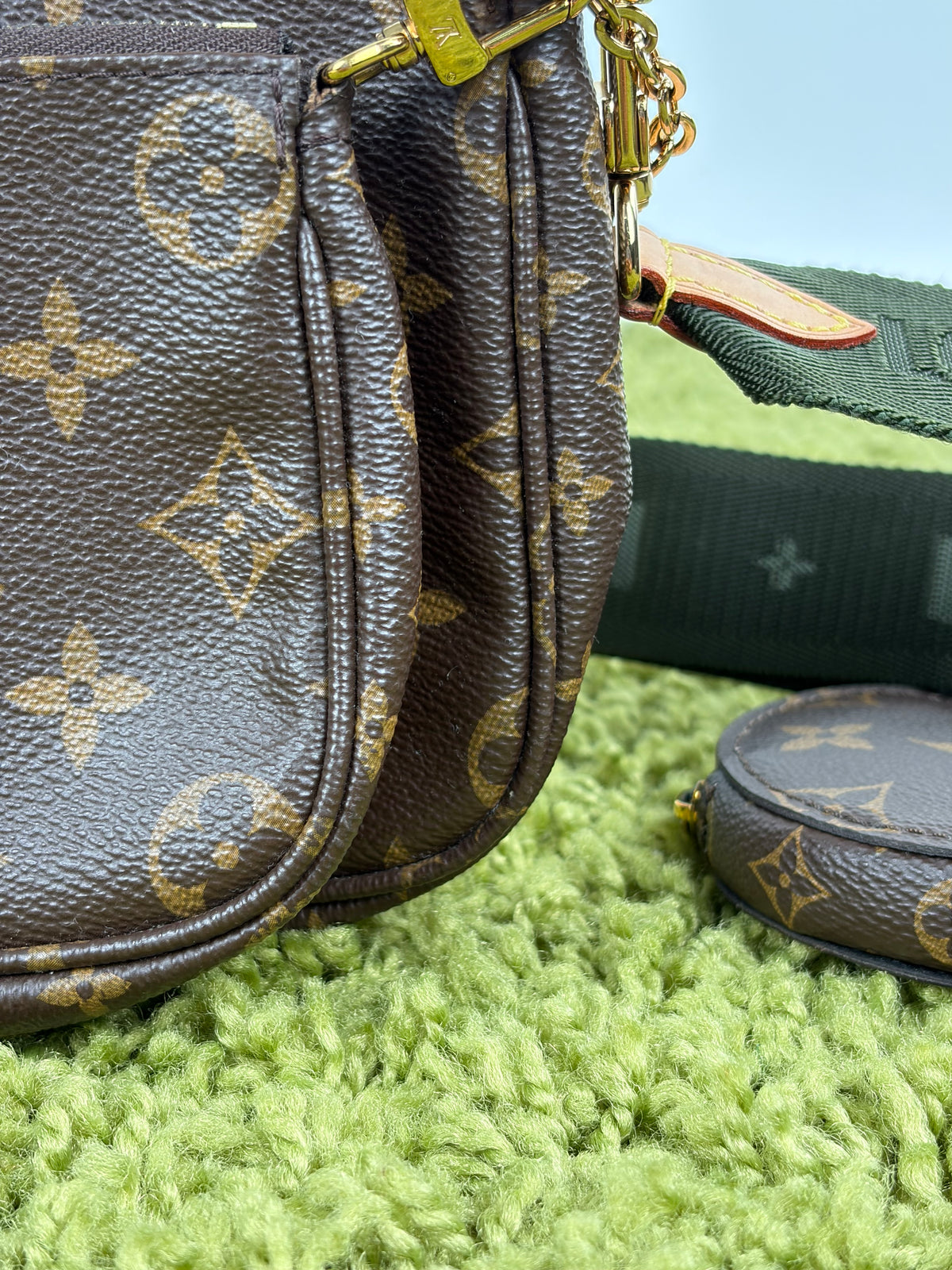 Borsa Louis Vuitton Multi Pochette Marrone