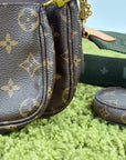 Borsa Louis Vuitton Multi Pochette Marrone