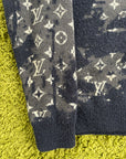 Pullover Louis Vuitton in Lana Blu Navy Monogram S