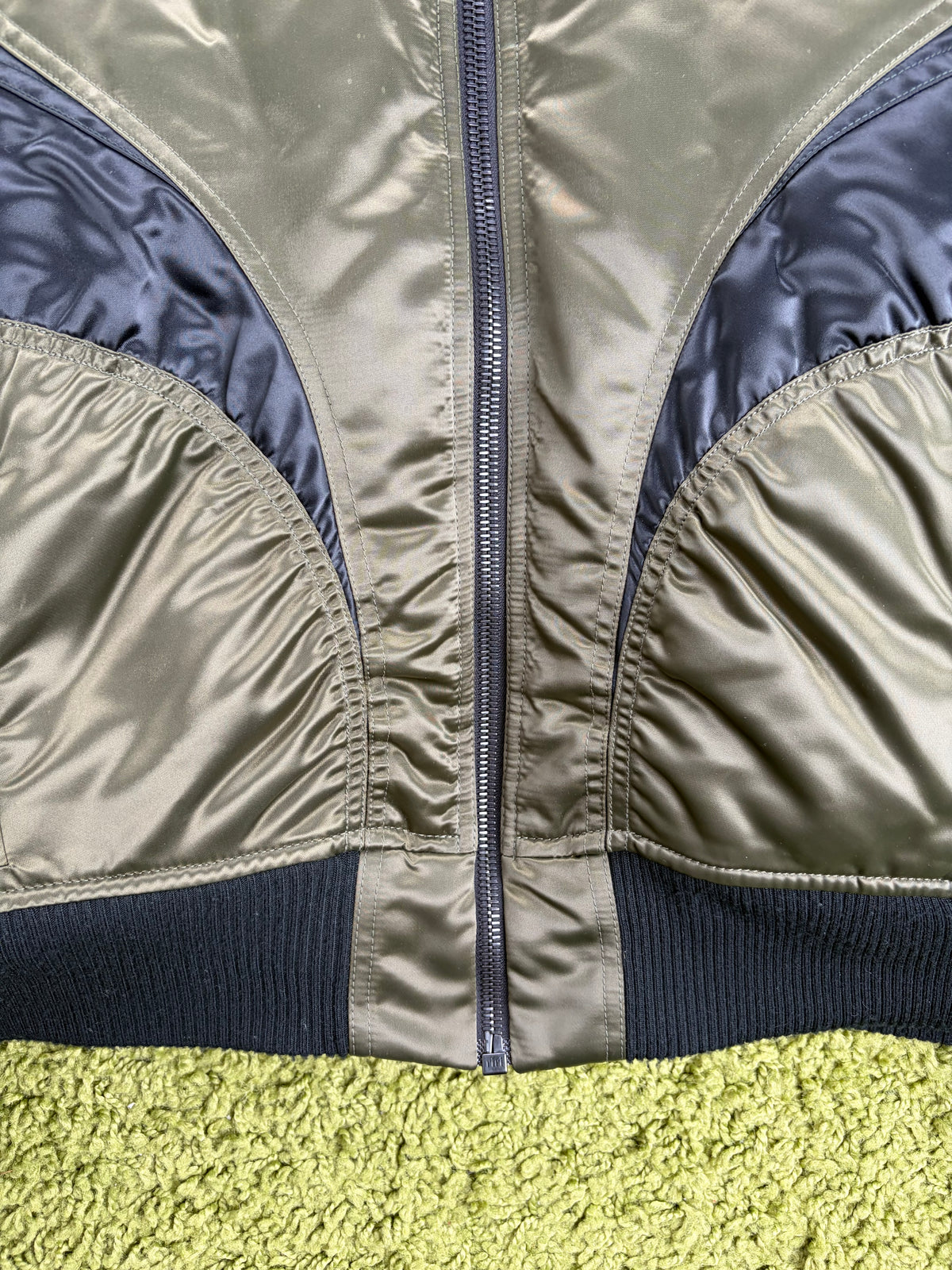Bomber Mugler Satin Nero Multicolor S - Second Hand Di Fiore