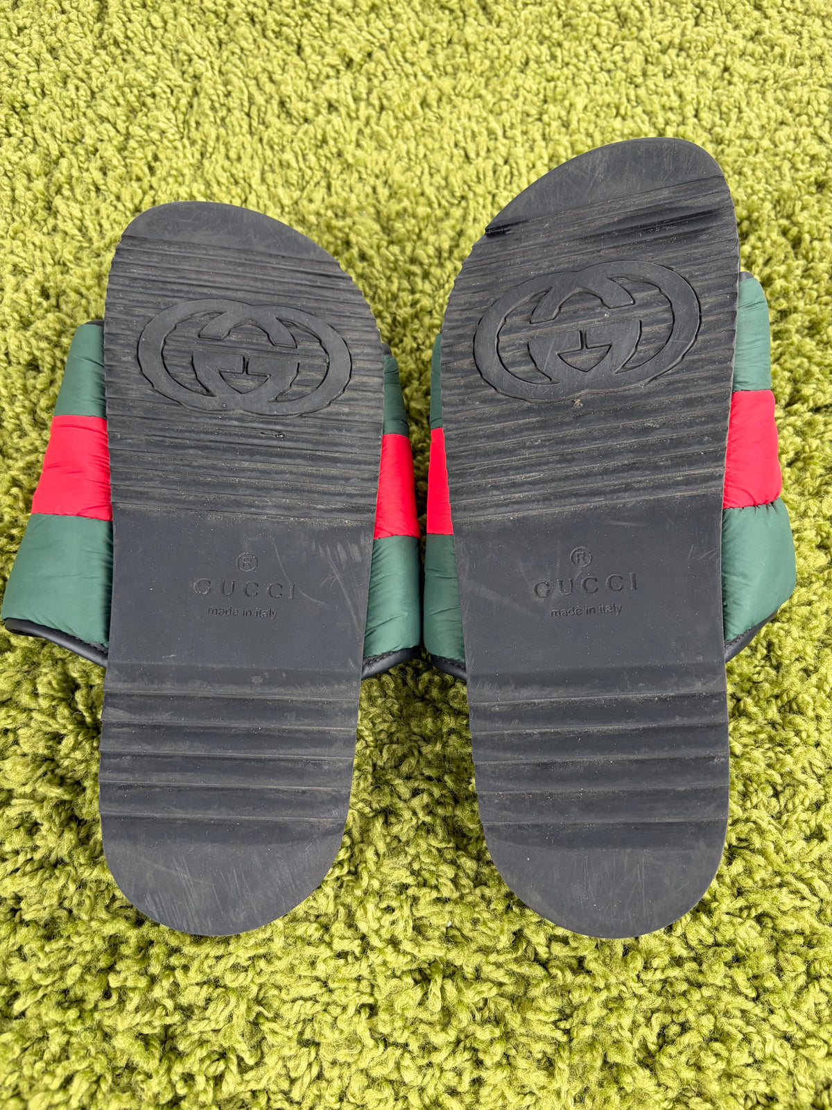 Sandali Slide Imbottiti Gucci  Neri 9