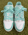 Louis Vuitton Trainer Verde Acqua 7.5