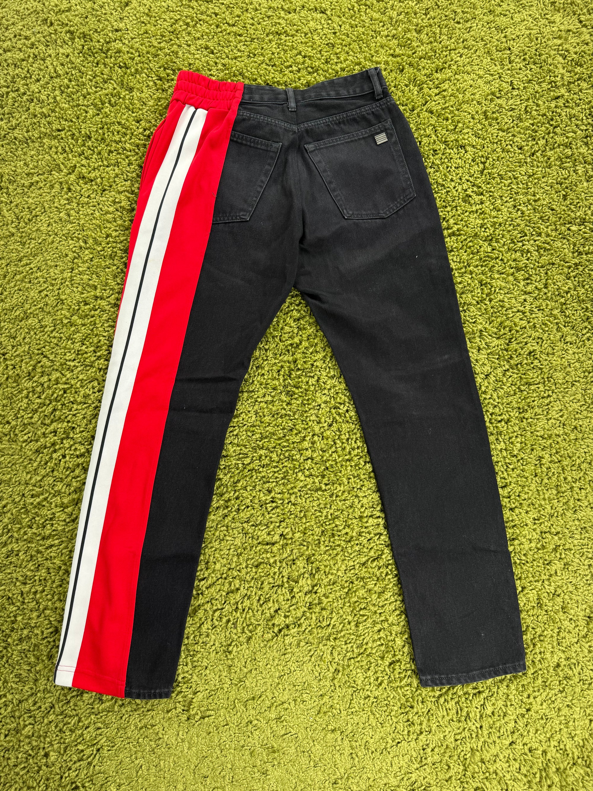 Jeans Palm Angels Nero Rosso 32