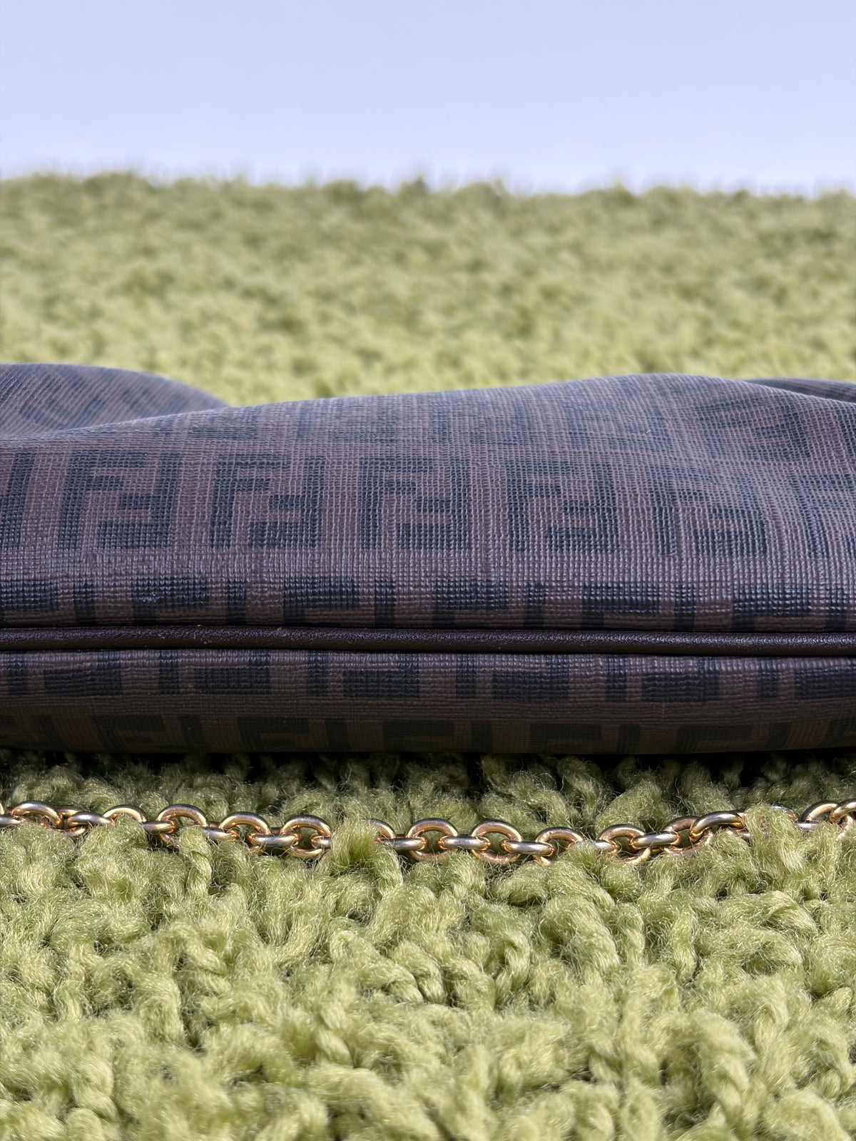 Borsa Fendi Baguette in tela Marrone