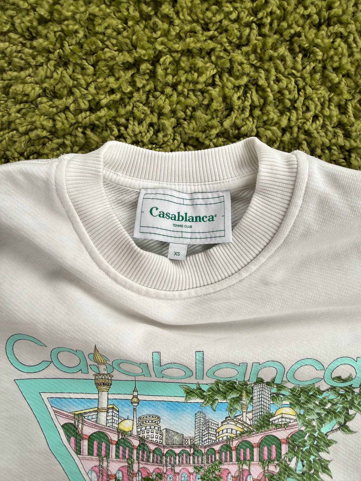 Felpa Casablanca XS Bianca Multicolor