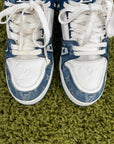 Louis Vuitton Trainer In Denim Blu 8