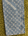 Completo Louis Vuitton X Supreme Size 50/34 blu e bianco