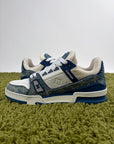 Louis Vuitton Trainer Denim Blu 8.5