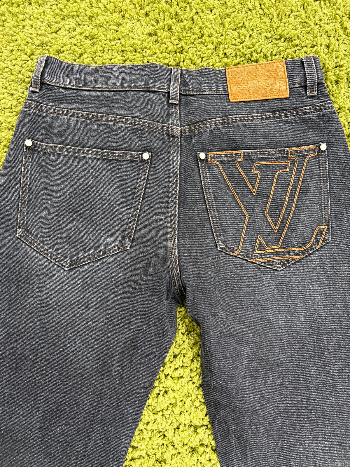 Jeans Louis Vuitton In Denim Nero 32