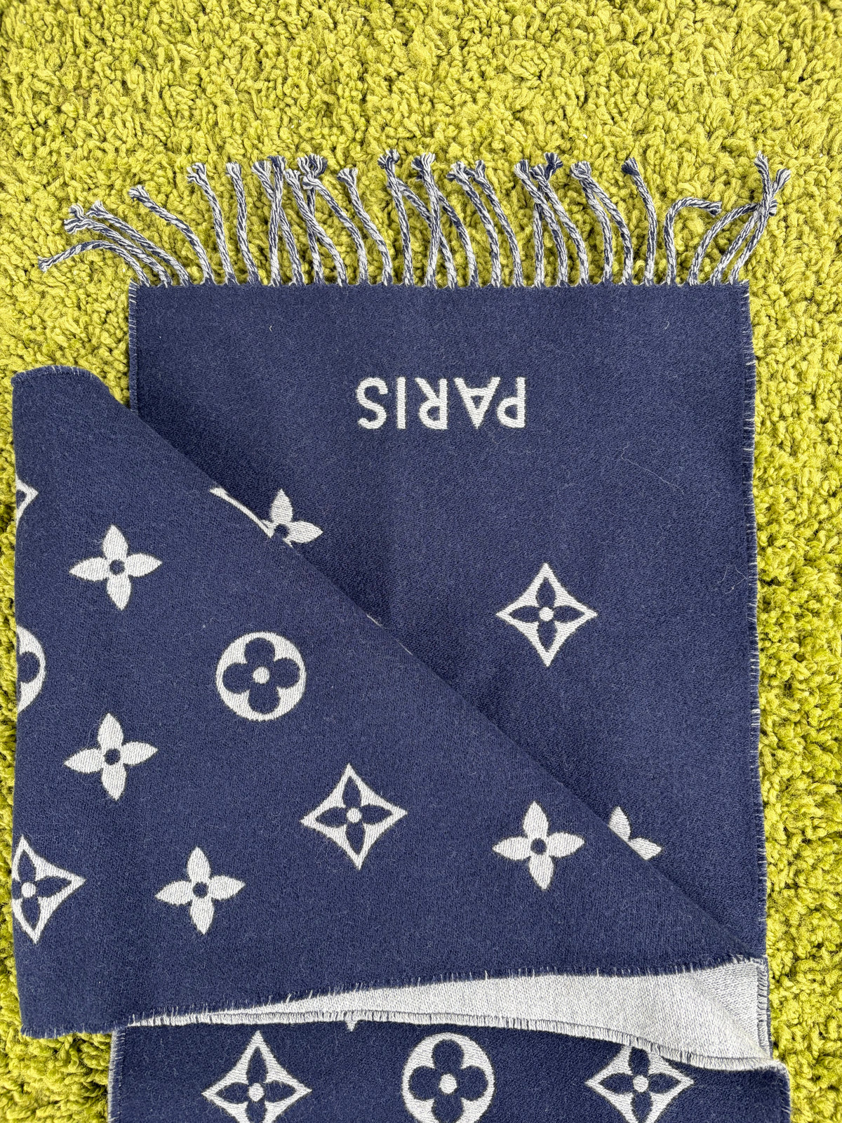 Sciarpa Louis Vuitton Monogram  Blu Grigia