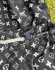 Pantalone Louis Vuitton Stencil Effect Monogram Nero 36