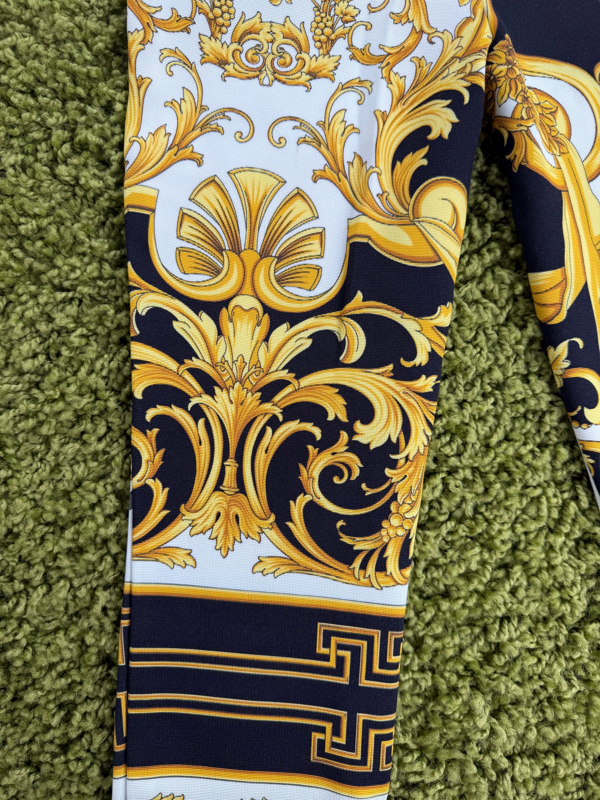 Leggins Versace Bianco Multicolor 38