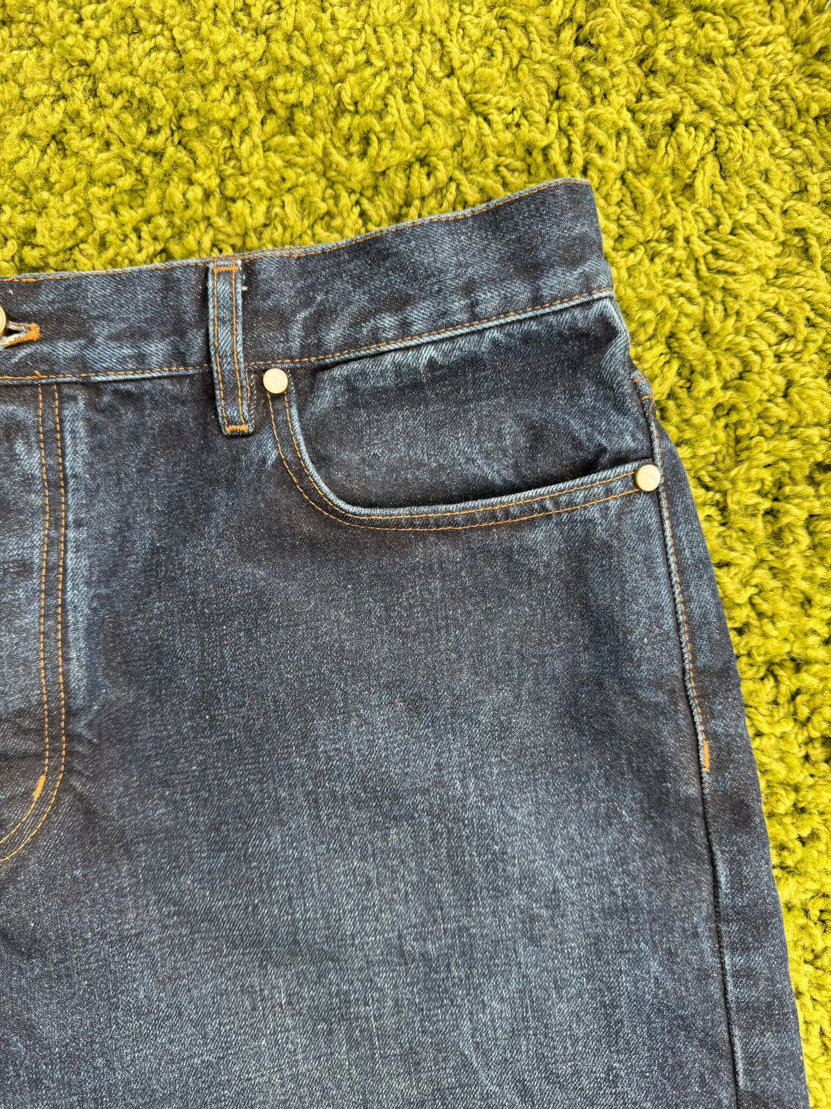 Pantaloncino Louis Vuitton in Denim Blu 34