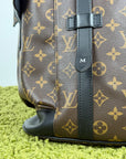 Zaino Christopher Monogram Louis Vuitton Marrone