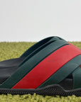 Sandali Gucci Size 9=43 nere verdi e rosse