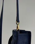 Borsa Mini Jacquemus La Grande Bambino In camoscio Blu